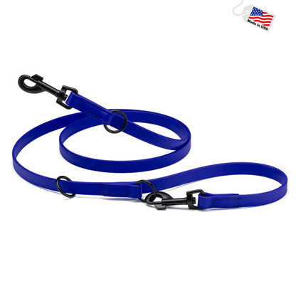 Multipurpose Biothane Dog Leash W3/4" x L7', Adjustable Hands-Free Dog Leash for over 7 Different Activities