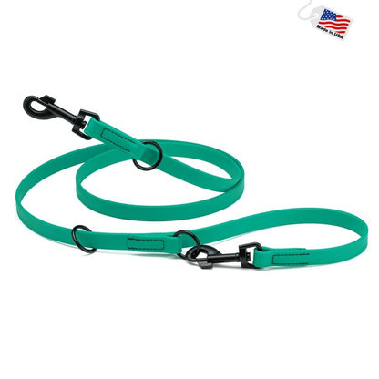Multipurpose Biothane Dog Leash W3/4" x L7', Adjustable Hands-Free Dog Leash for over 7 Different Activities