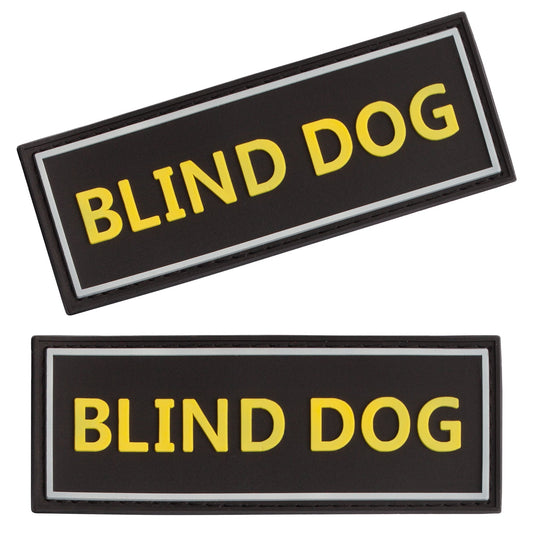 “Blind" Dog 3D Rubber Patch