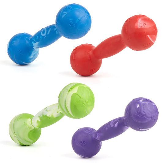 Rubber Dumbbell Toy