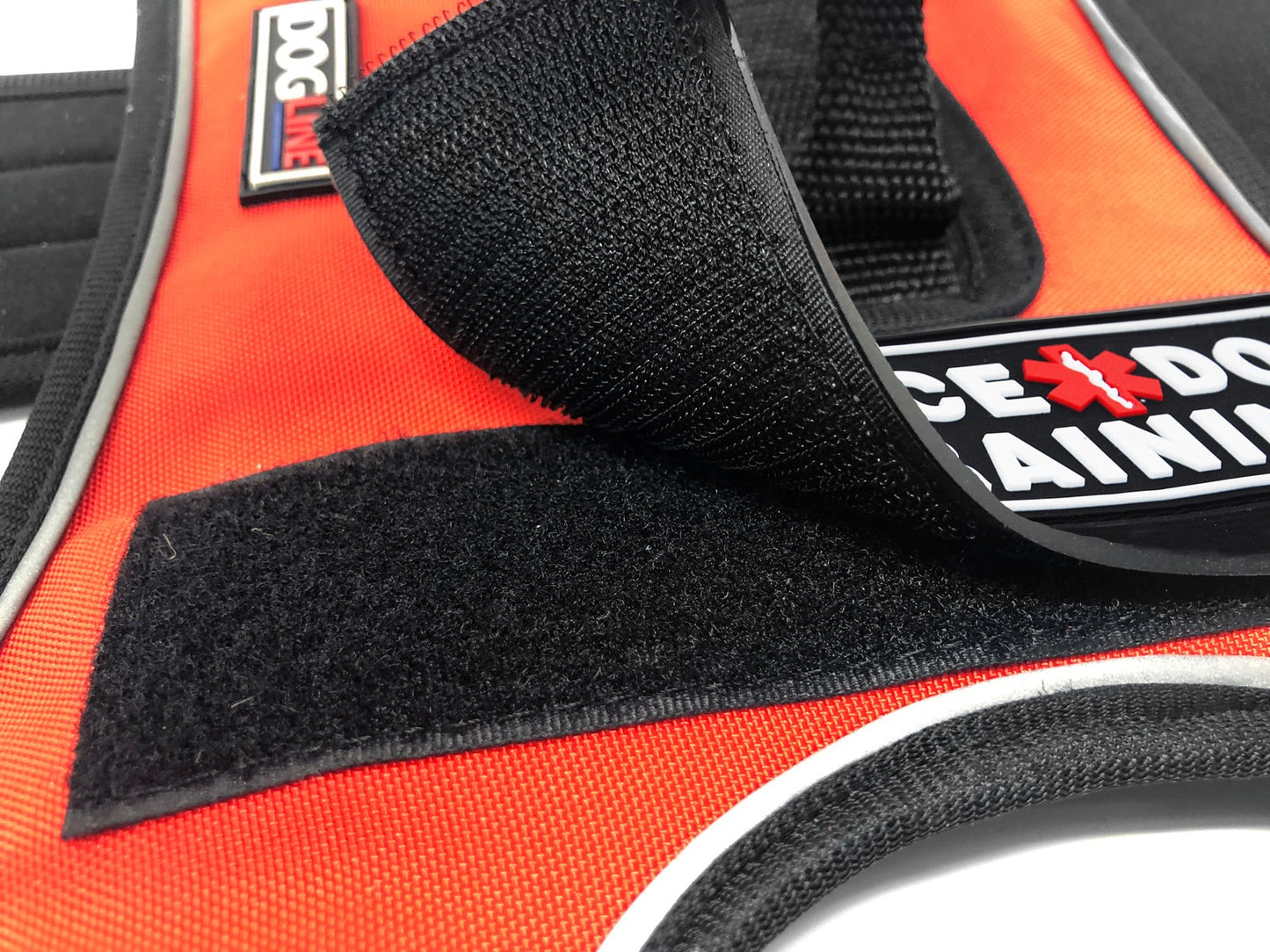 3D Rubber "Service Dog in Training" Removable Patches for Dog Harness and Vest