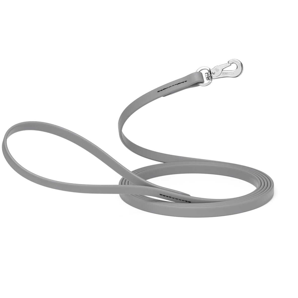 Viper 10 ft Biothane Long Line – Herm Sprenger Hook – Battleship Gray