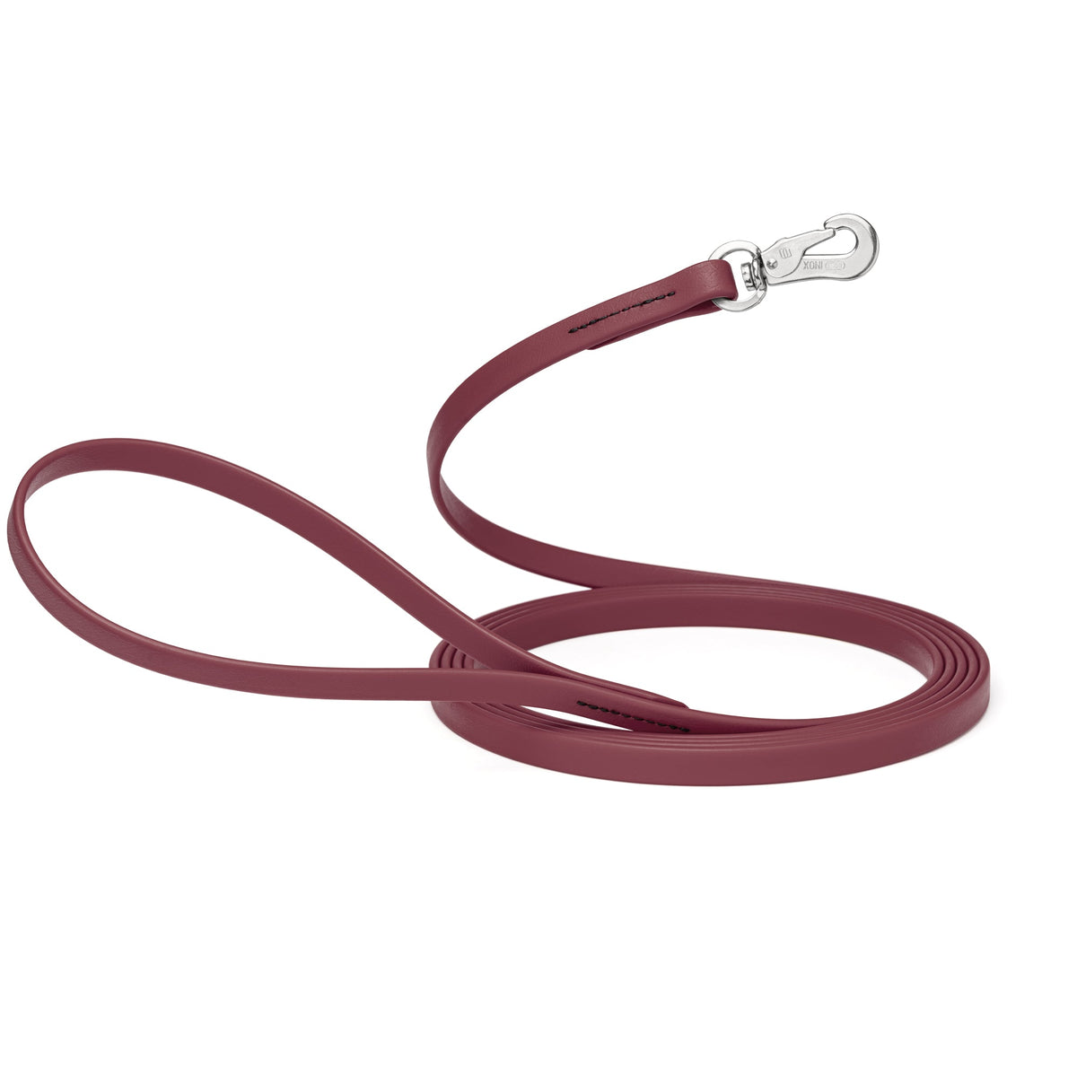 Viper 10 ft Biothane Long Line – Herm Sprenger Hook – Merlot Burgundy
