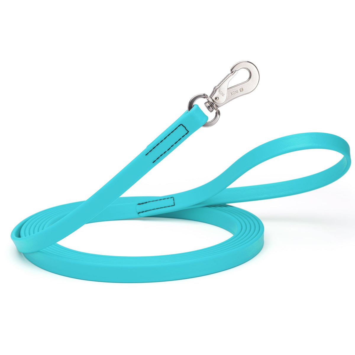 Viper 10 ft Biothane Long Line – Herm Sprenger Hook – Sky Blue