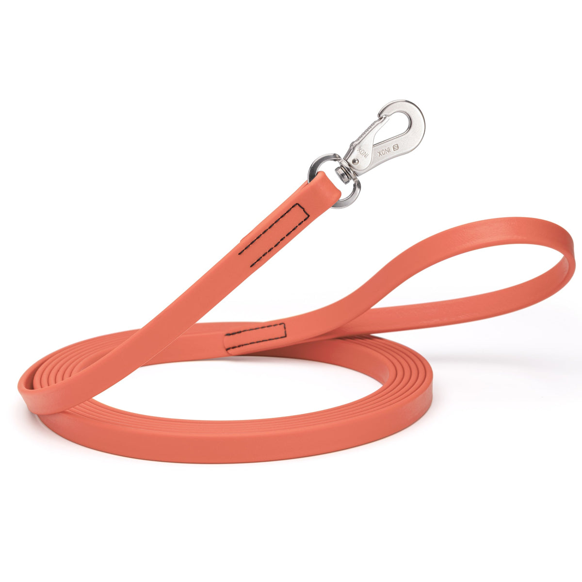Viper 10 ft Biothane Long Line – Herm Sprenger Hook – Coral