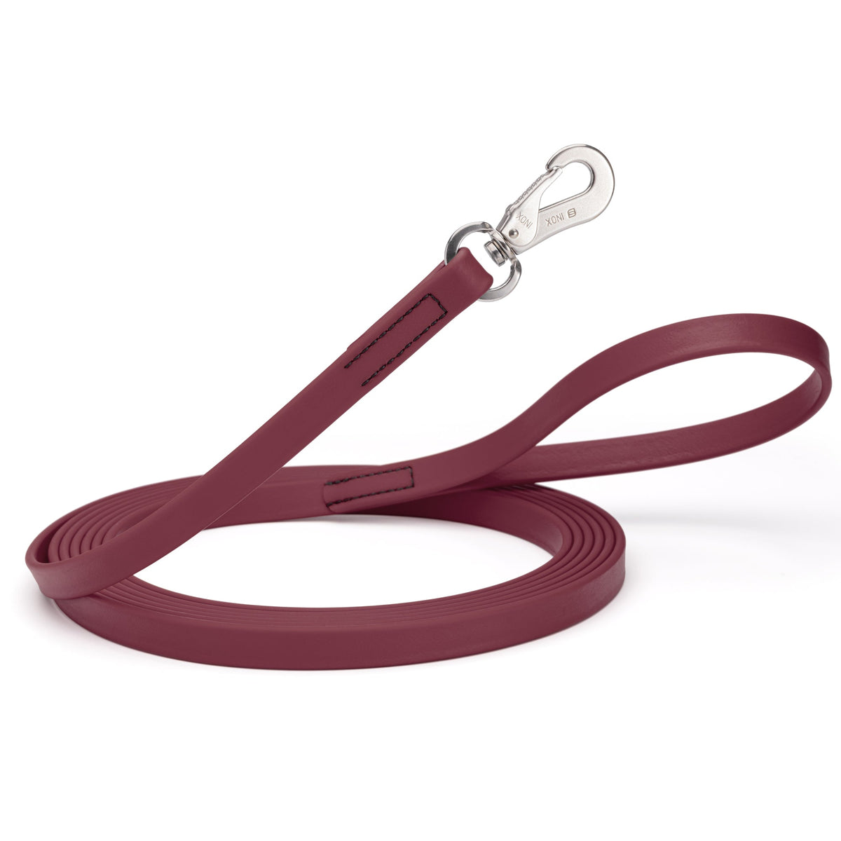 Viper 10 ft Biothane Long Line – Herm Sprenger Hook – Merlot Burgundy