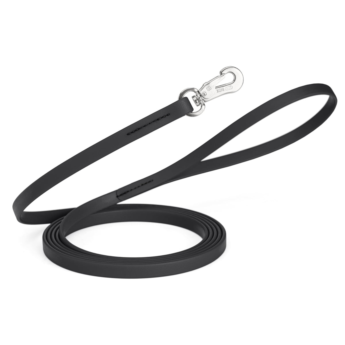 Viper 33 ft Biothane Long Line – Herm Sprenger Hook – Black