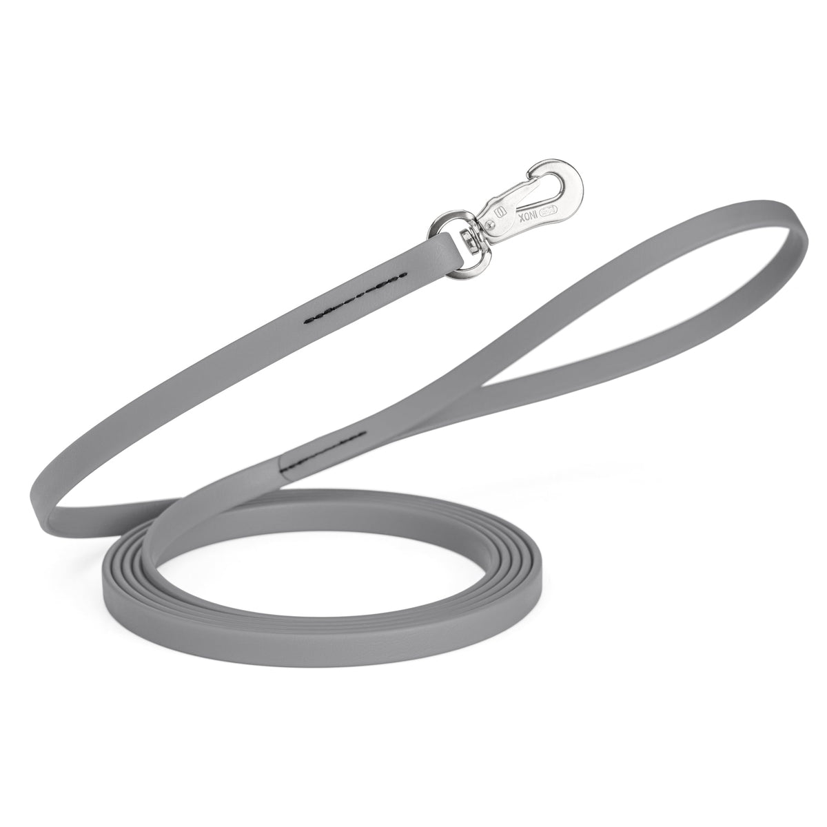 Viper 20 ft Biothane Long Line – Herm Sprenger Hook – Battleship Gray