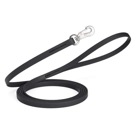 Viper 20 ft Biothane Long Line – Herm Sprenger Hook – Black