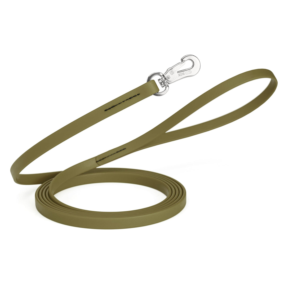 Viper 20 ft Biothane Long Line – Herm Sprenger Hook – Olive Drab Green