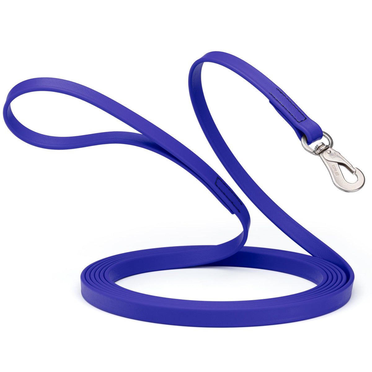 Viper 20 ft Biothane Long Line – Herm Sprenger Hook – Blueberry Royal