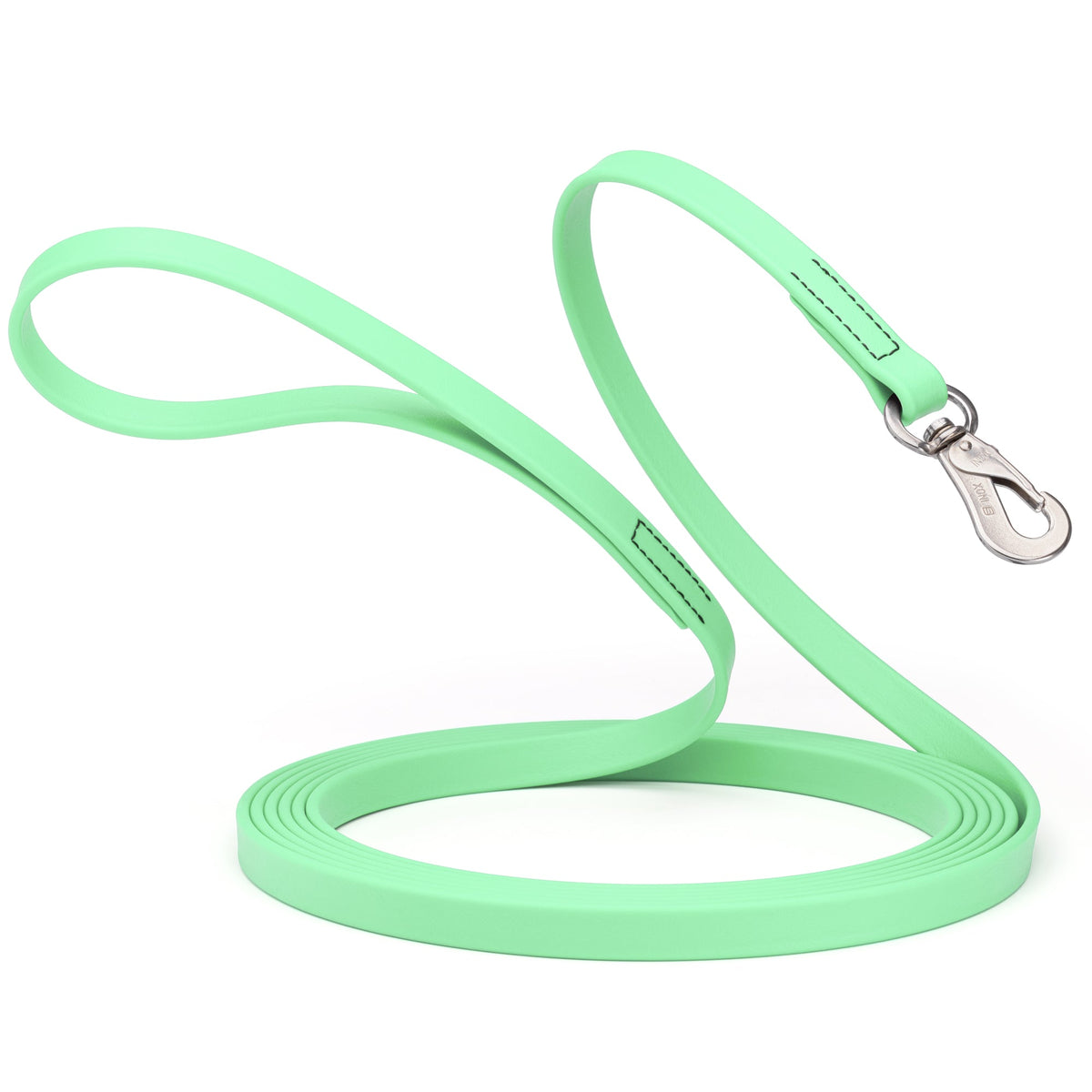 Viper 20 ft Biothane Long Line – Herm Sprenger Hook – Sea Foam Green