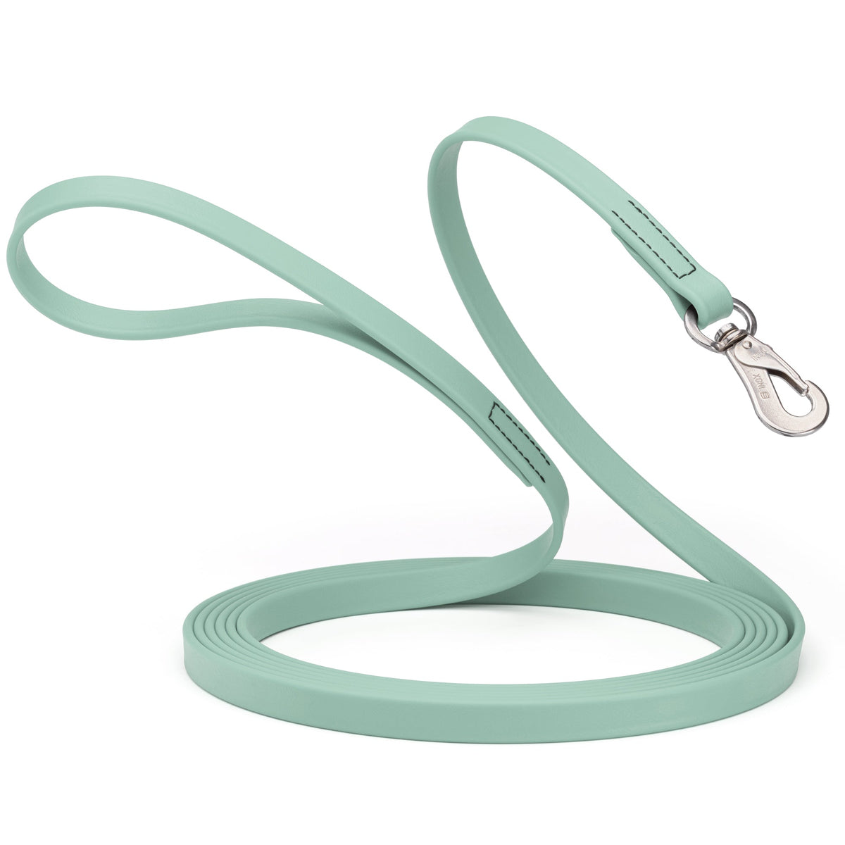 Viper 20 ft Biothane Long Line – Herm Sprenger Hook – Sage Green