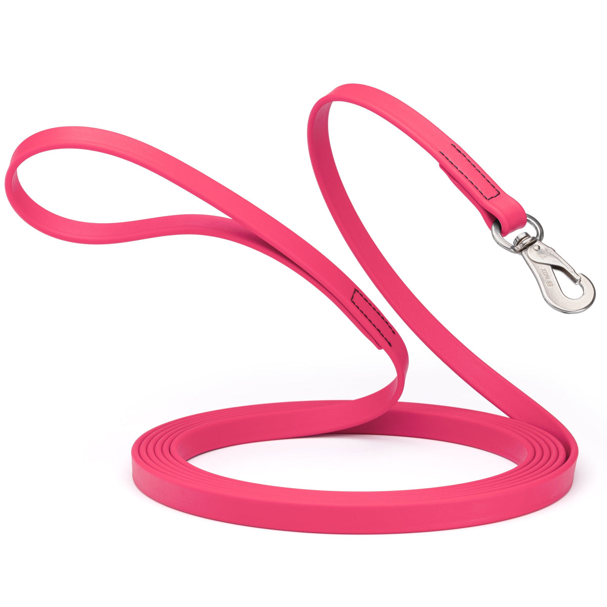 Viper 33 ft Biothane Long Line – Herm Sprenger Hook – Passionfruit Pink