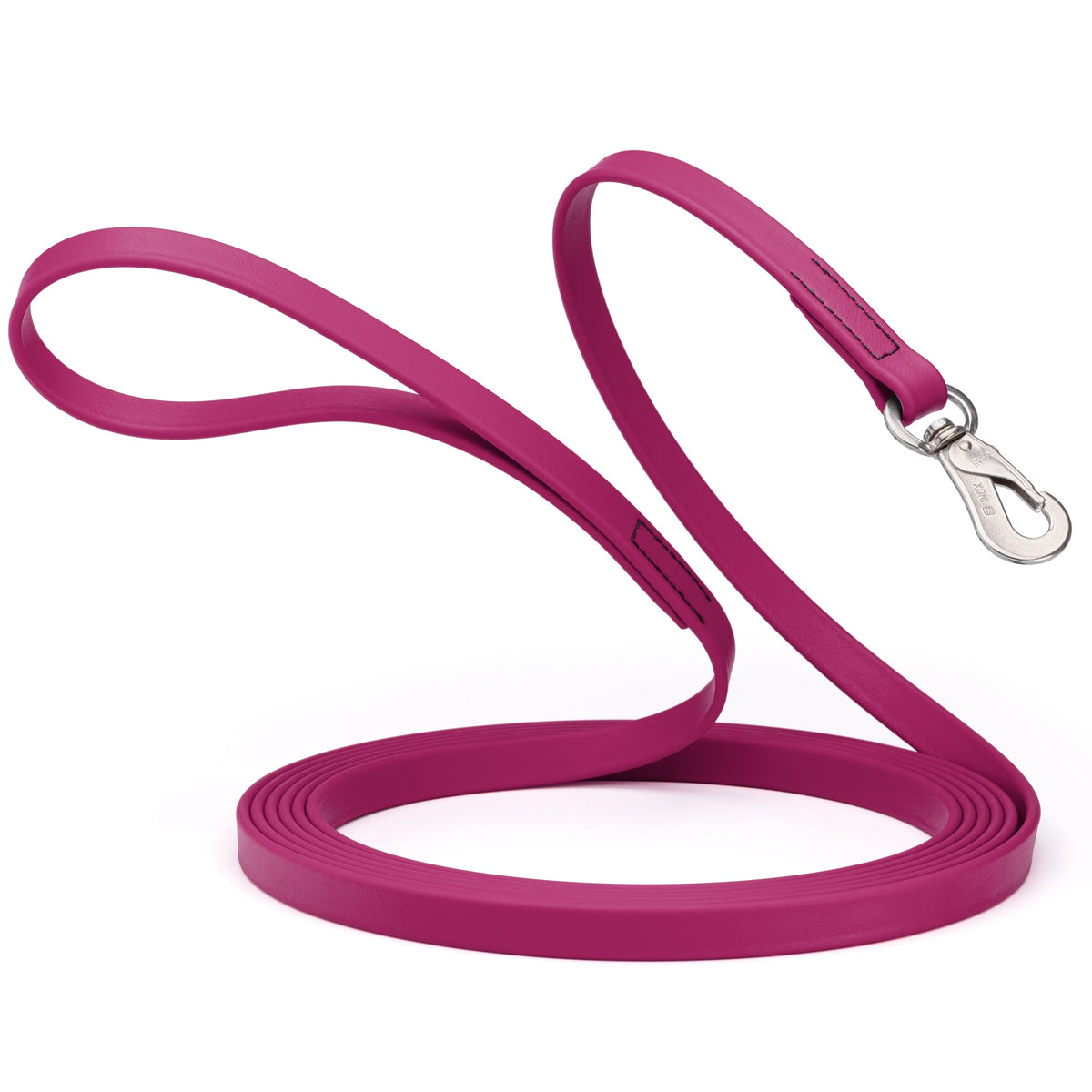 Viper 33 ft Biothane Long Line – Herm Sprenger Hook – Magenta Pink
