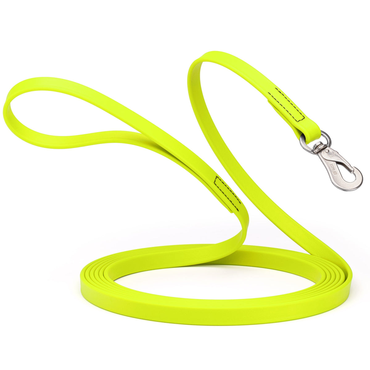 Viper 33 ft Biothane Long Line – Herm Sprenger Hook – Safety Yellow