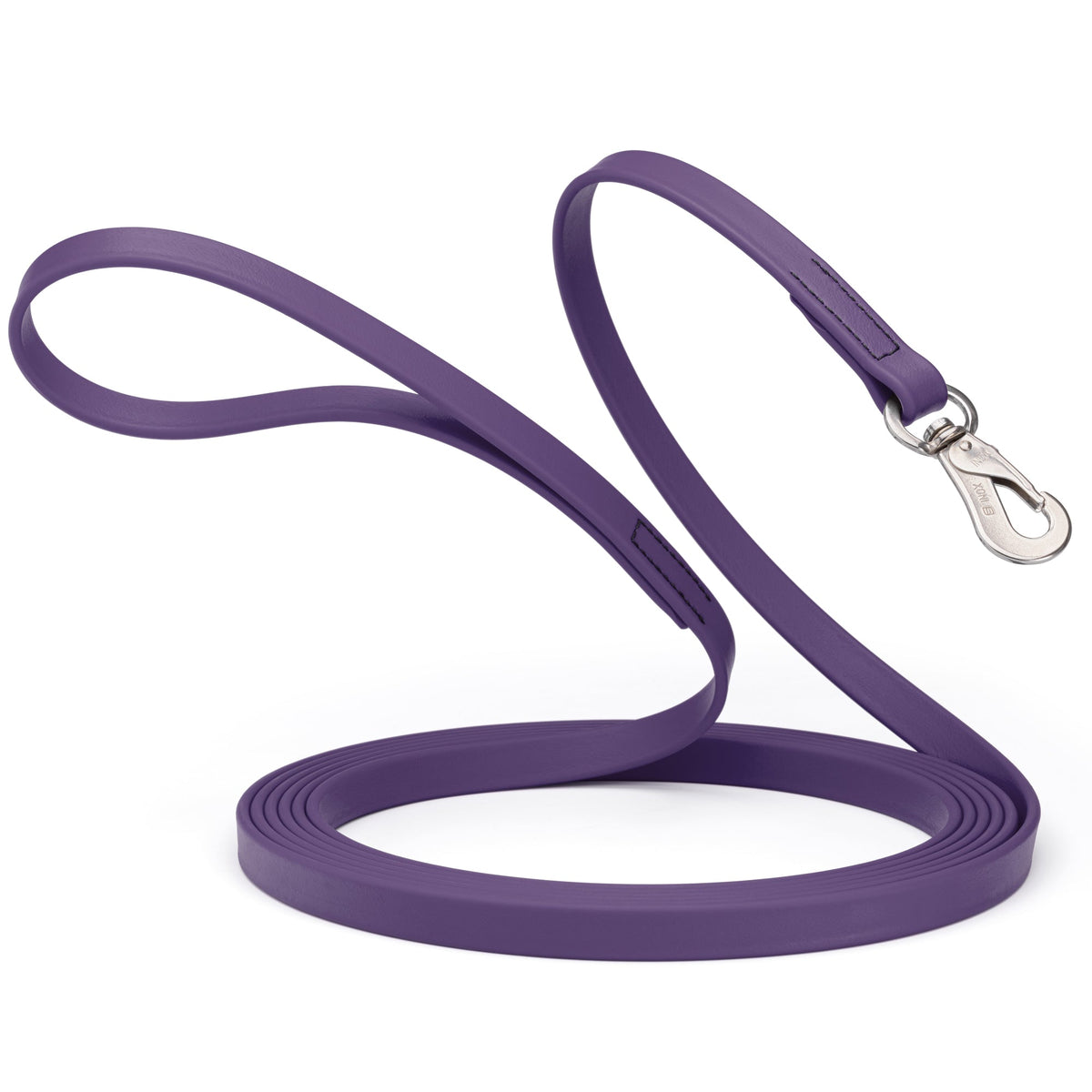 Viper 20 ft Biothane Long Line – Herm Sprenger Hook – Violet Purple