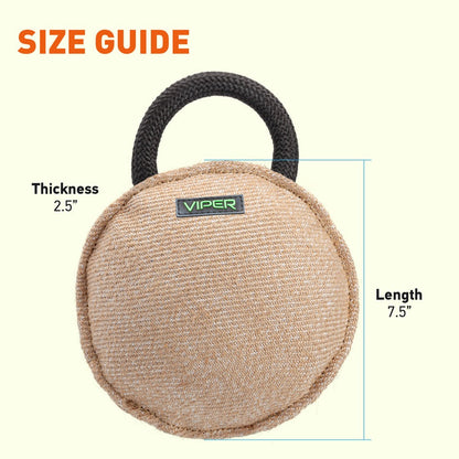 Viper Round Dog Bite Pillow