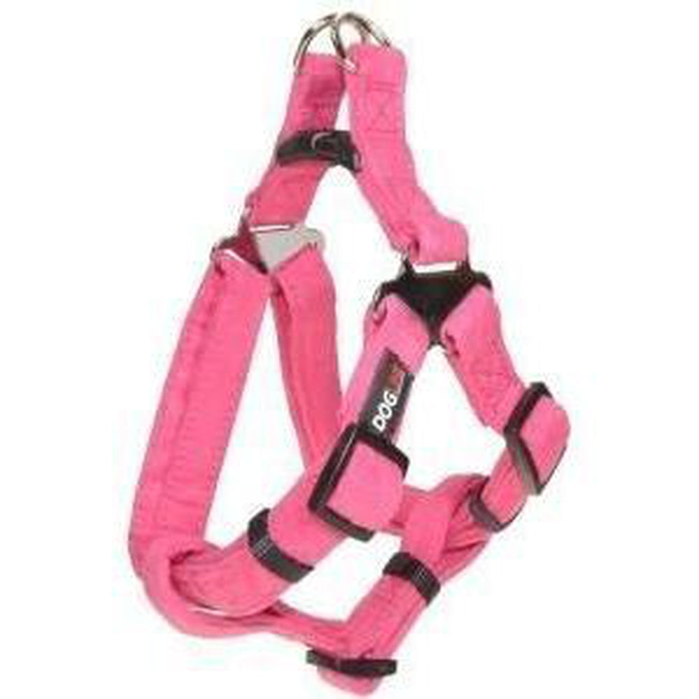 Comfort Microfiber Flat Step-In Dog Harness – Soft Harness for Small Dogs – Pink