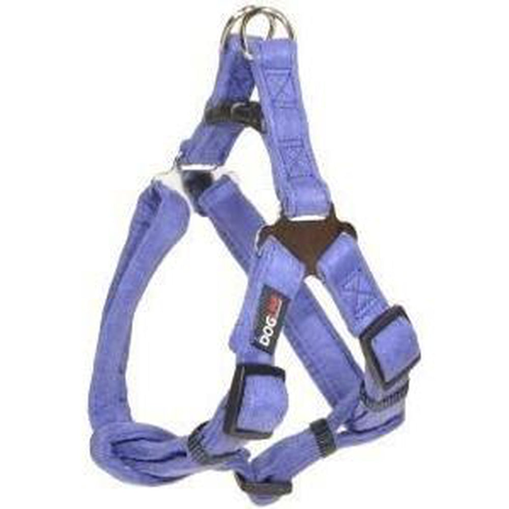 Comfort Microfiber Flat Step-In Dog Harness – Soft Harness for Small Dogs – Purple