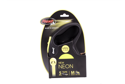Durable Nylon Flexi Leash with Rust-proof Fittings