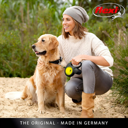 Durable Nylon Flexi Leash with Rust-proof Fittings