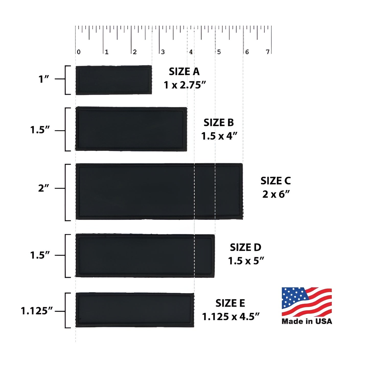 Personalized Removable Patches (Set of 2)