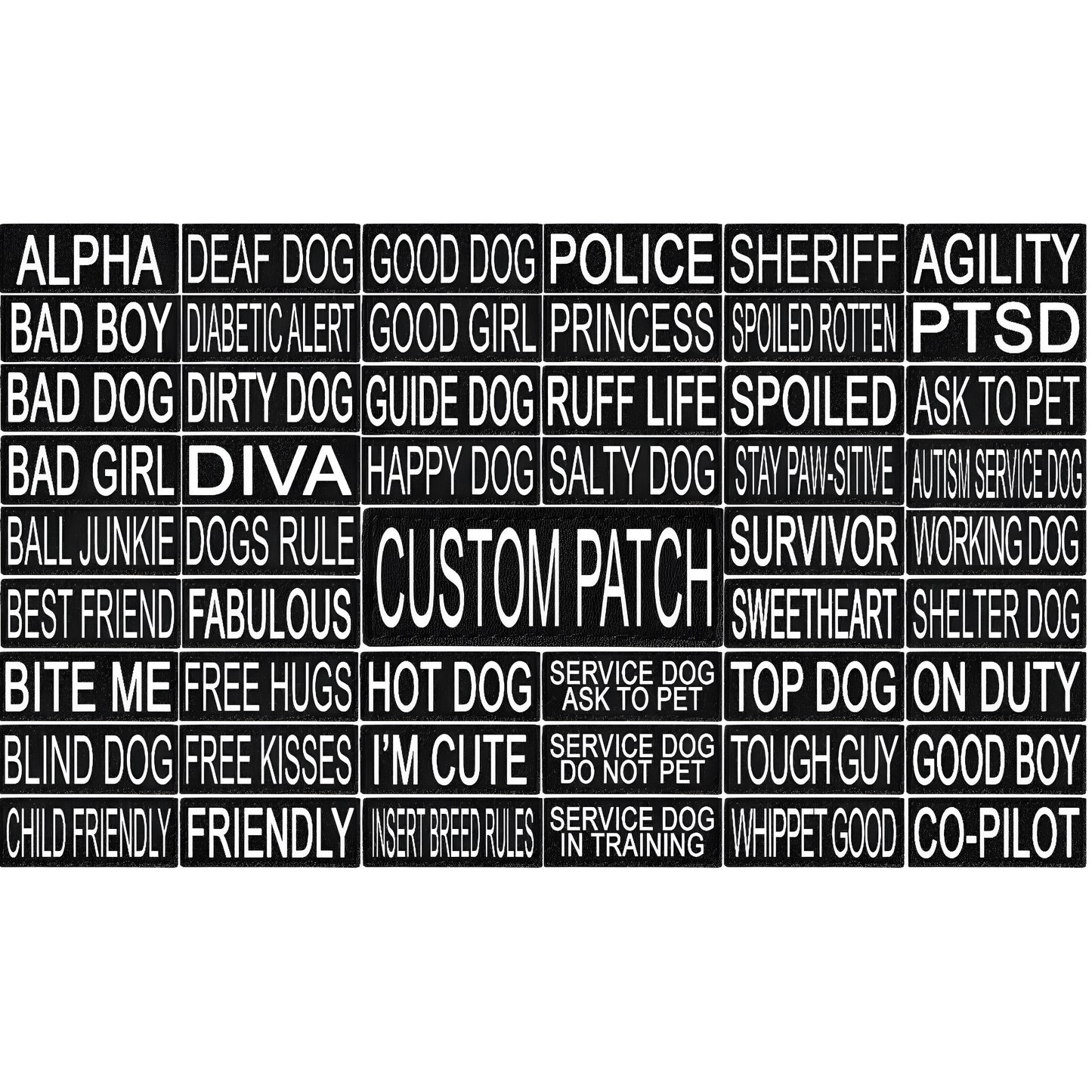 Personalized Removable Patches (Set of 2)