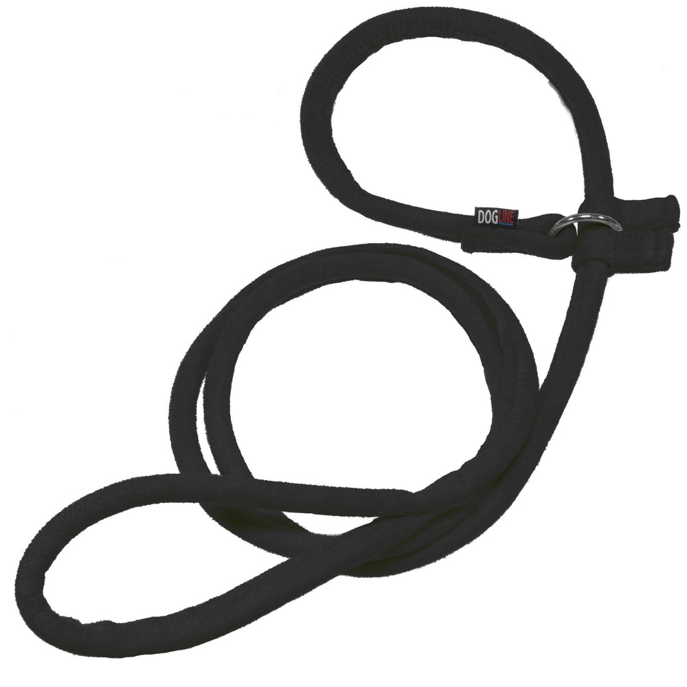 Comfort Microfiber Round Slip Lead – Soft Training Lead 60" – Black