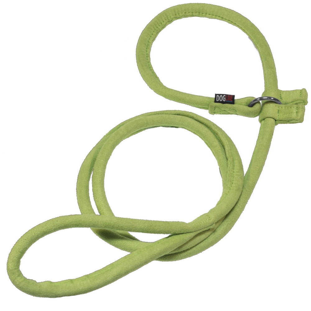 Comfort Microfiber Round Slip Lead – Soft Training Lead 60" – Lime Green