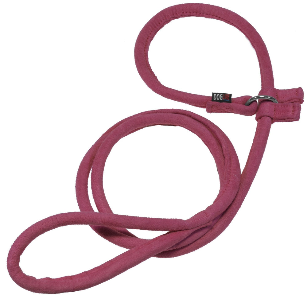 Comfort Microfiber Round Slip Lead – Soft Training Lead 60" – Pink