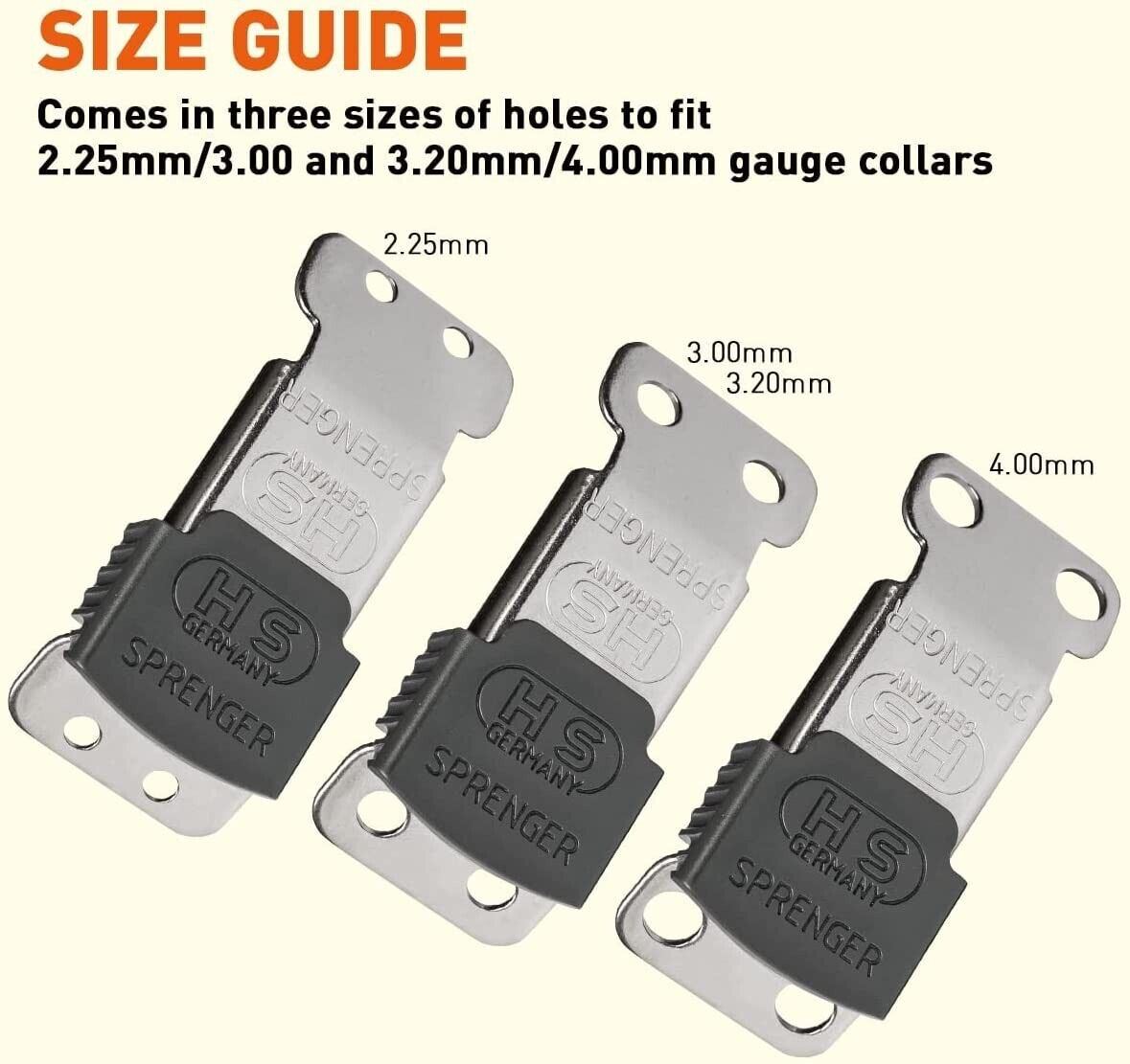 Herm Sprenger ClicLock Fastener Stainless Steel Buckle