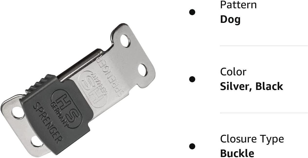 Herm Sprenger ClicLock Fastener Stainless Steel Buckle