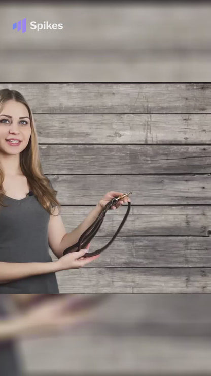 Handcrafted Leather Dog Leash for Walking and Tracking