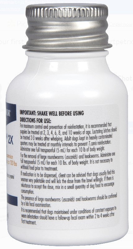 PetArmor Sure Shot 2X - Canine Anthelmintic Suspension