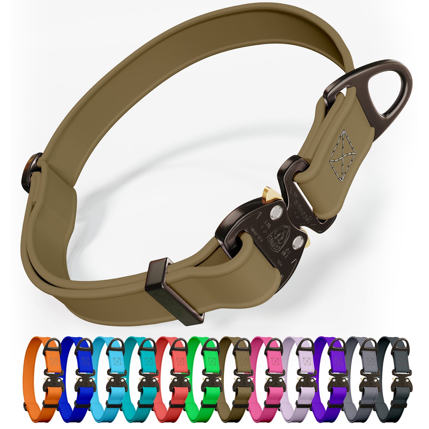 NexaPaw Biothane Dog Collar with Cobra Buckle